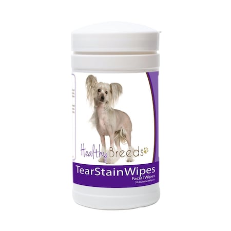 Healthy Breeds Chinese Crested Tear Stain Wipes 840235152194